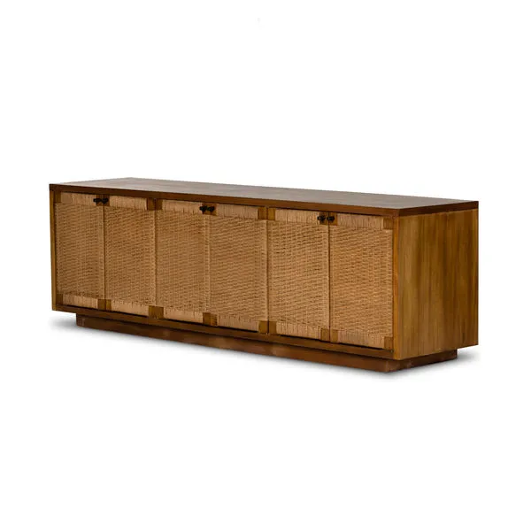 Product Image 1 for Macklin Brown Wooden Media Console from Four Hands