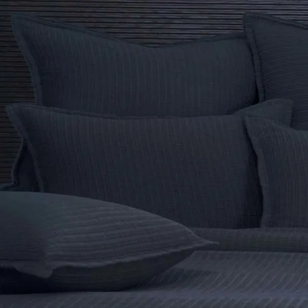 Product Image 2 for Chatham Navy Sham from Pom Pom at Home