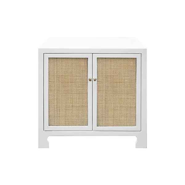 Product Image 3 for Alden Two Door Cane Cabinet from Worlds Away