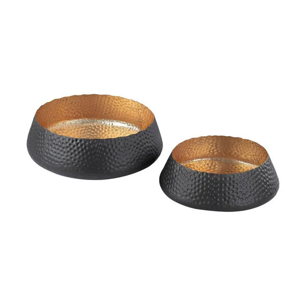Product Image 1 for Hammered Metal Bowls Set Of 2 from Elk Home