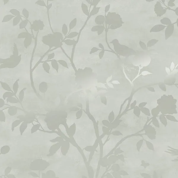 Product Image 1 for Laura Ashley Eglantine Silhouette Eau de Nil Wallpaper from Graham & Brown