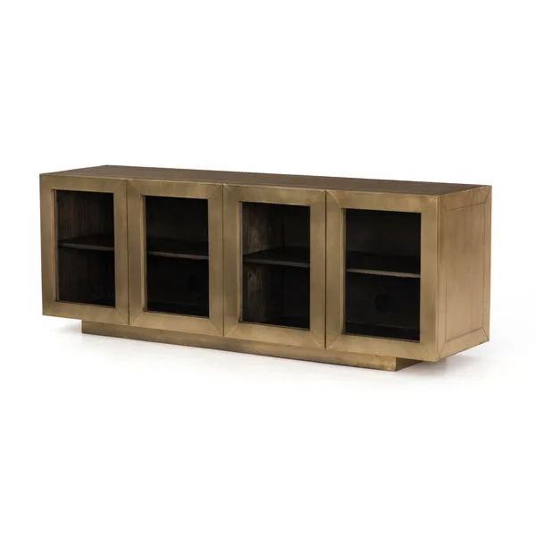 Product Image 4 for Freda Media Console Aged Brass from Four Hands