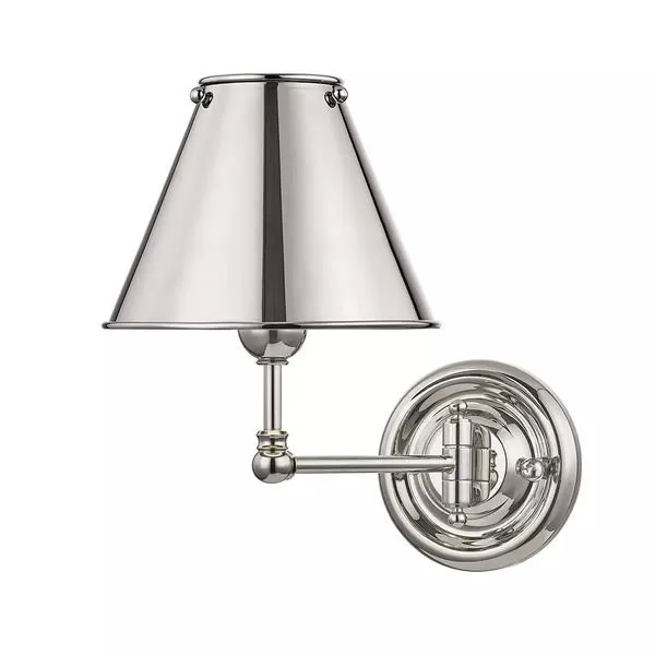 Product Image 1 for Classic No.1 1 Light Wall Sconce W/ Metal Shade from Hudson Valley