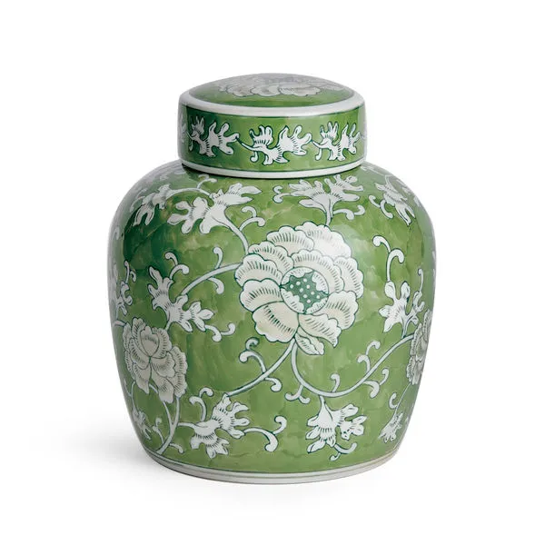 Product Image 1 for Imperial Lotus Lidded Jar from Napa Home And Garden