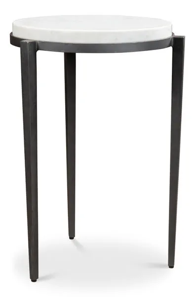 Product Image 4 for Gabi Marble Top Side Table from Sarreid Ltd.