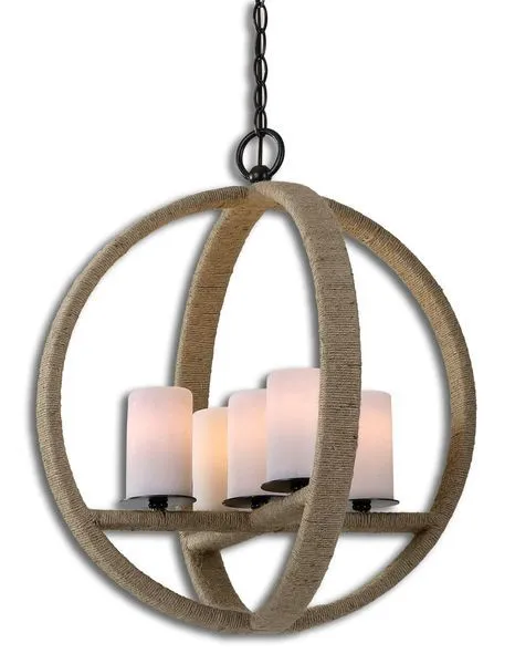 Product Image 3 for Uttermost Gironico Round 5 Light Pendant from Uttermost