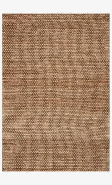 Lily Natural Rug with an earthy brown tone and hand-woven subtle textured finish for modern decor