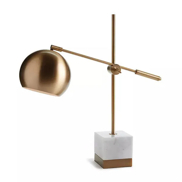 Product Image 1 for Graydon Marble and Brass Desk Lamp from Napa Home And Garden