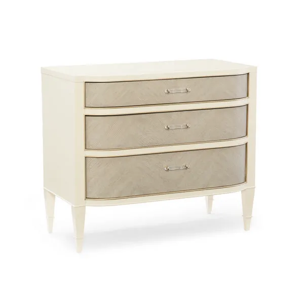 Product Image 1 for Cream Wood Modern Dress Code Nightstand from Caracole