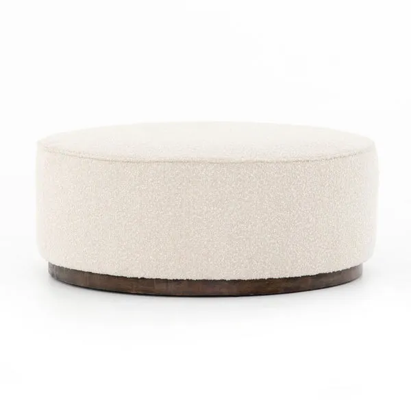 Product Image 5 for Sinclair Large Round Ottoman from Four Hands