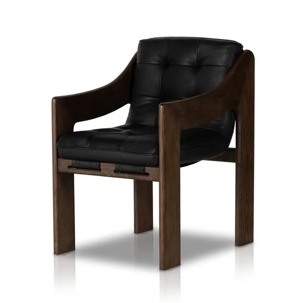 Product Image 1 for Halston Heirloom Top Grain Leather Dining Armchair from Four Hands
