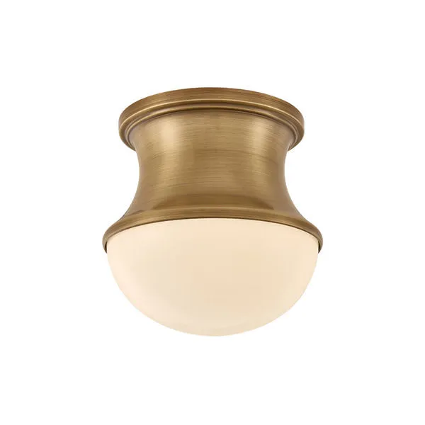 Product Image 1 for Aldrich Patina Brass Flush Mount from Hudson Valley