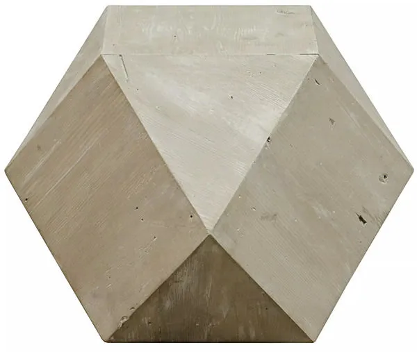 Product Image 2 for Reclaimed Lumber Iconsahedron Side Table from CFC