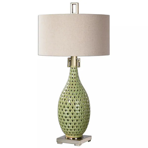 Product Image 2 for Uttermost Chamoru Green Glaze Lamp from Uttermost