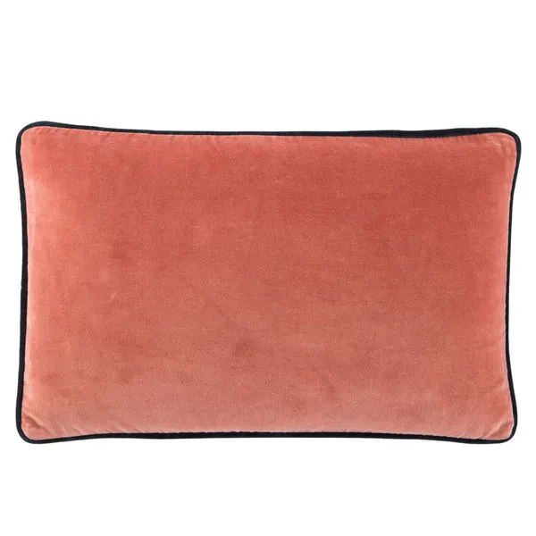 Product Image 3 for Lyla Solid Pink/ Cream Lumbar Pillow from Jaipur