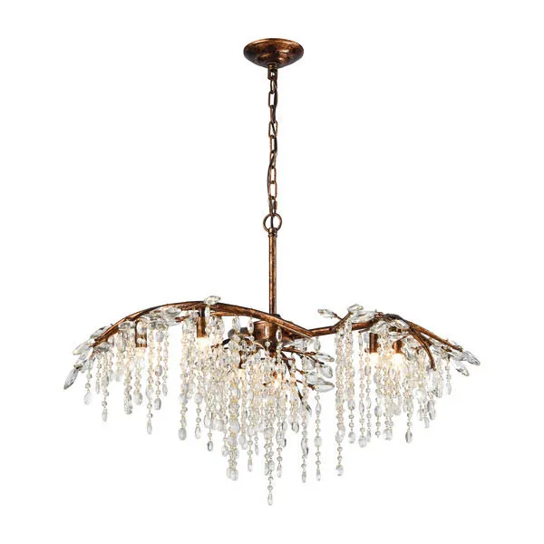 Product Image 1 for Elia 6 Light Chandelier In Spanish Bronze from Elk Lighting