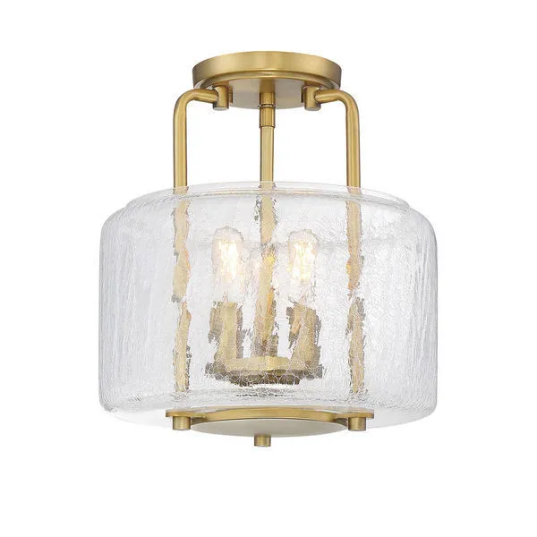 Product Image 1 for Avalon 3 Light Semi Flush Mount from Savoy House