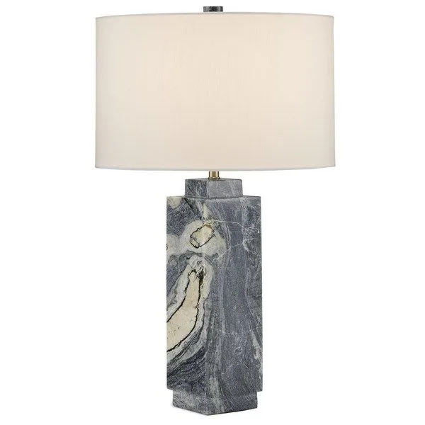 Product Image 1 for Ashlar Marble Table Lamp from Currey & Company