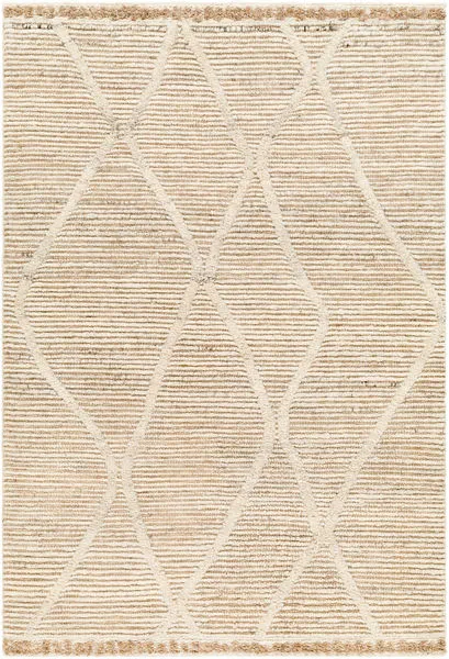 Product Image 1 for Manisa Global Hand-Woven Wool Tan / Cream Rug - 2' x 3' from Surya