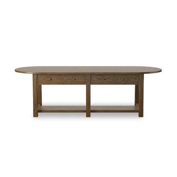 Product Image 1 for Elise Kitchen Island - Spiced Oak Veneer from Four Hands