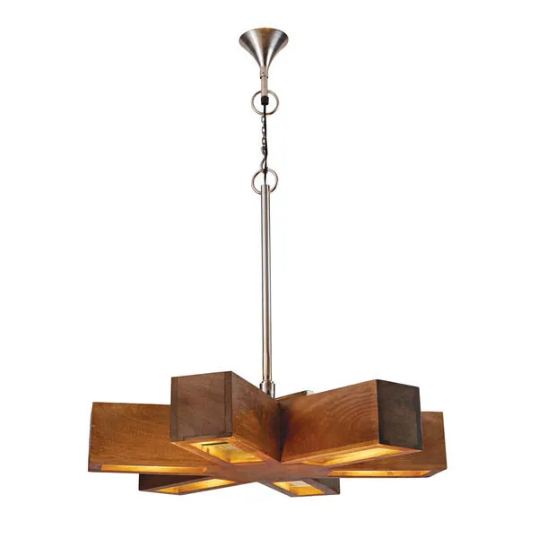 Product Image 1 for Retro 6 Light Spoke Pendant from Elk Home
