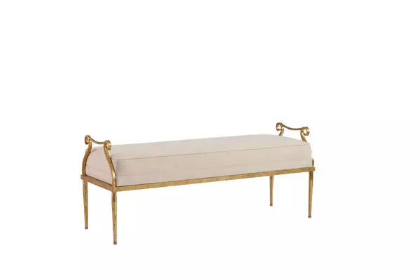 Product Image 1 for Genevieve Bench from Currey & Company