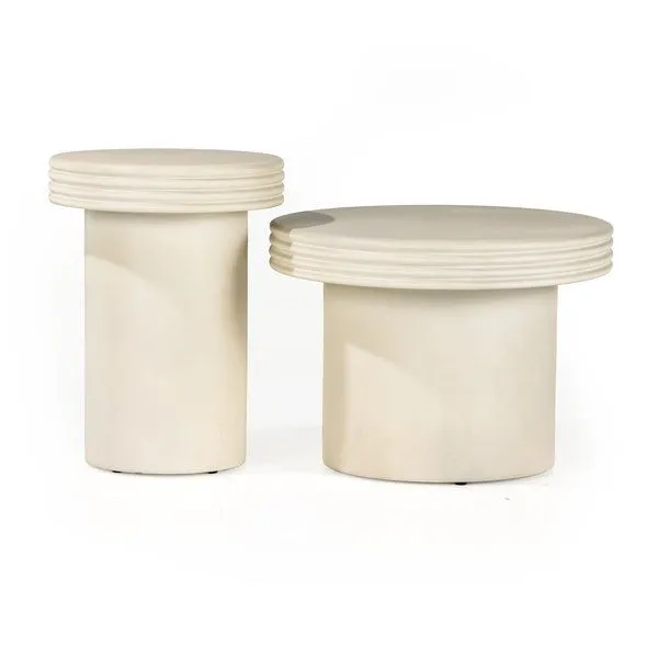 Product Image 1 for Grecia Outdoor End Table Set from Four Hands
