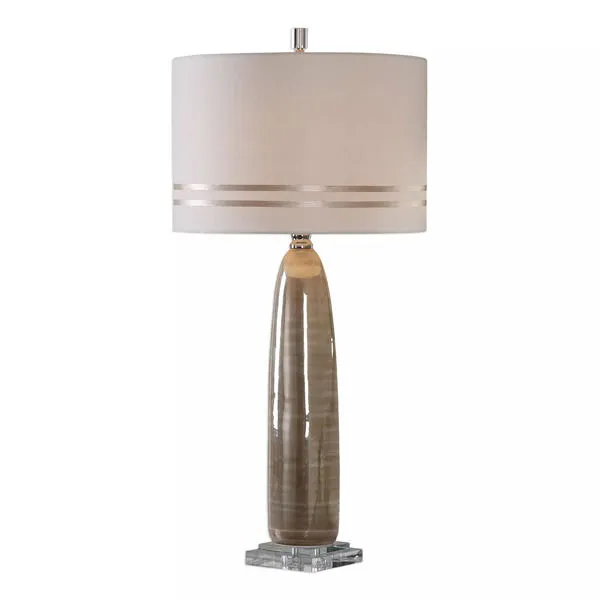 Product Image 1 for Uttermost Dima Light Brown Ceramic Lamp from Uttermost