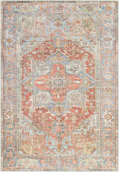 Product Image 6 for Alanya Orange / Denim Blue Rug from Surya