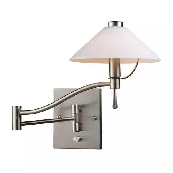 Product Image 1 for Swingarm 1 Light Sconce In Satin Nickel from Elk Lighting
