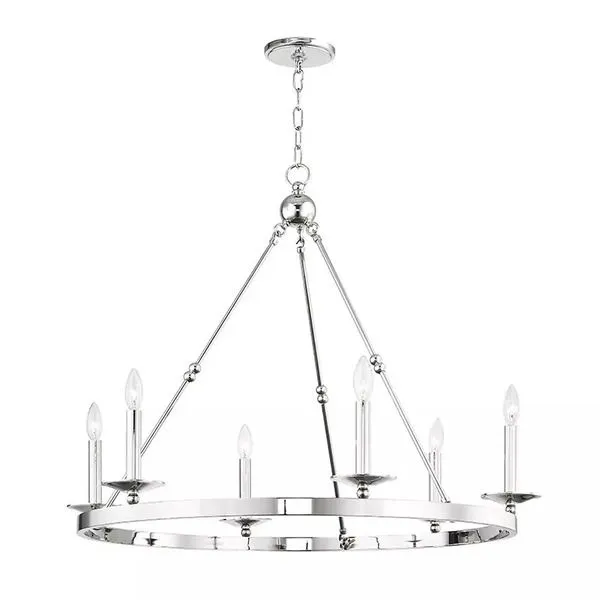 Product Image 1 for Allendale 6 Light Chandelier from Hudson Valley