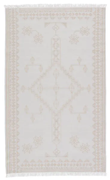 Product Image 2 for Ollin Indoor/ Outdoor Medallion White/ Cream Rug from Jaipur 