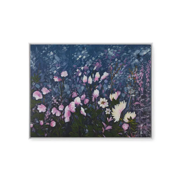 Product Image 1 for Wildflower Blue Framed Canvas from Villa & House
