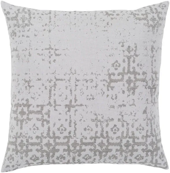Product Image 1 for Abstraction Light Gray / White Pillow from Surya