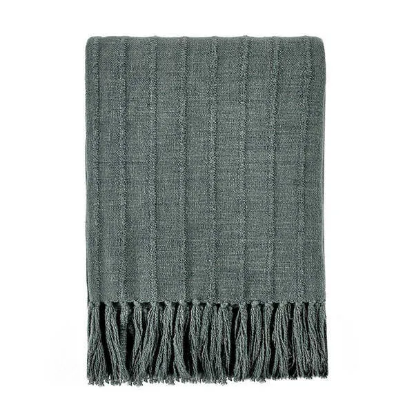 Product Image 1 for Hunter Woven 50"x70" Fabric Forest Green Throw Blanket from Classic Home Furnishings