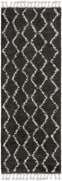 Product Image 3 for Berber Shag Charcoal Diamond Rug from Surya