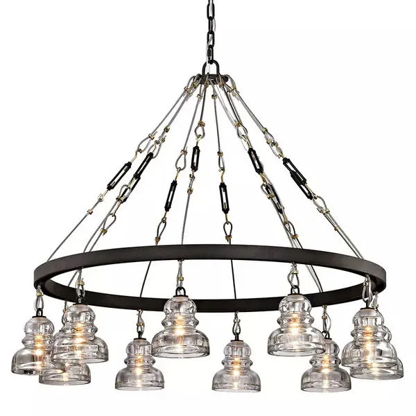 Product Image 1 for Menlo Park 10 Light Chandelier from Troy Lighting