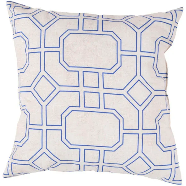 Product Image 1 for Rain Blue Geometric Outdoor Pillow from Surya