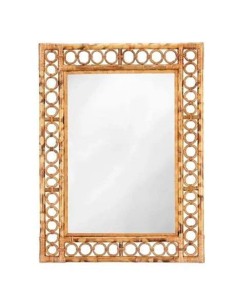 Product Image 1 for Marche Mirror in Natural Bamboo from Jamie Young