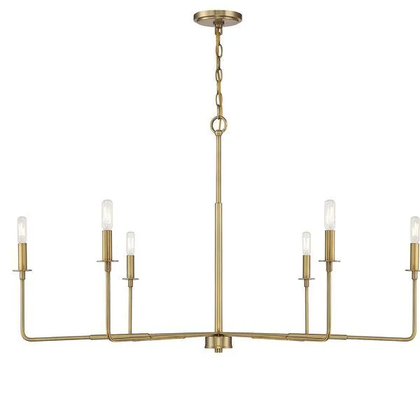 Product Image 3 for Salerno 6 Light Chandelier from Savoy House 