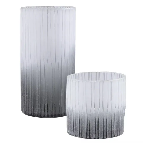 Product Image 1 for Uttermost Como Etched Glass Vases, S/2 from Uttermost