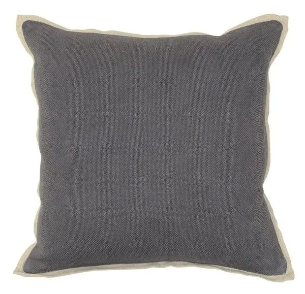 Product Image 1 for Charcoal Rice Weave Pillow, Set Of 2 from Classic Home Furnishings