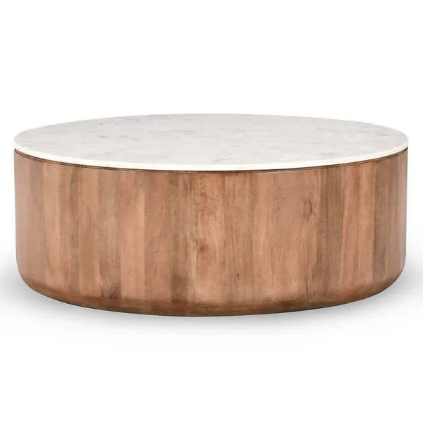 Product Image 1 for Josie Solid Wood and Marble Round Coffee from Classic Home Furnishings