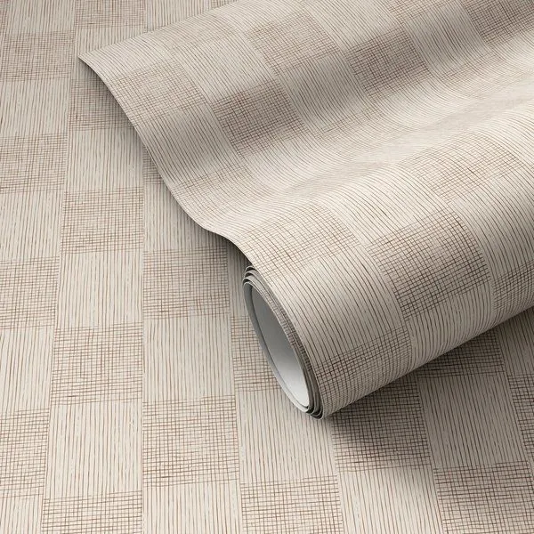 Product Image 1 for Checkers Terracotta II Wallpaper by Getty Images from Four Hands