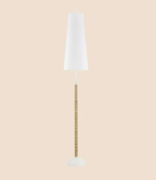 Product Image 1 for Mariana 2-Light Modern Coastal Rope-Wrapped Floor Lamp from Mitzi
