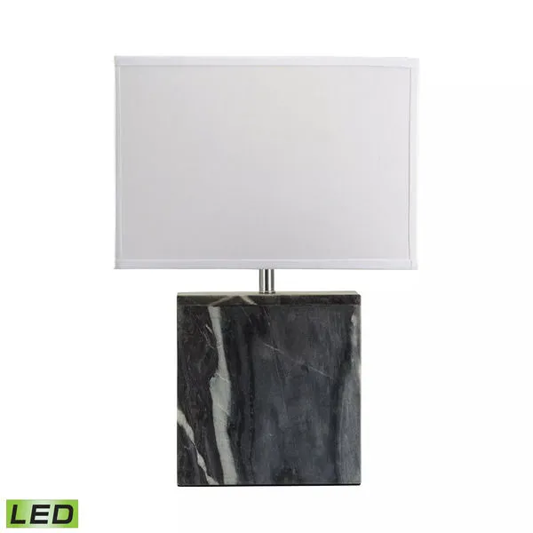 Product Image 1 for Grey Marble Square Table Lamp from Elk Home