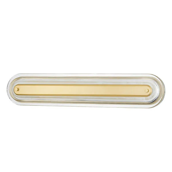 Product Image 1 for Litton 1-Light Large Wall Sconce - Aged Brass from Hudson Valley