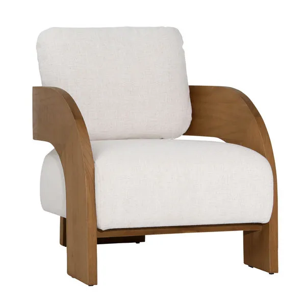 Product Image 1 for Maravi Occasional Chair Beige from Dovetail Furniture