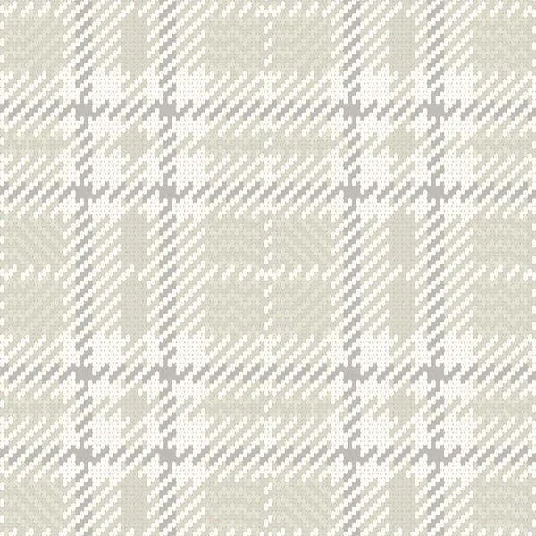 Clark Plaid Berteau Beige wallpaper featuring a classic beige and light gray plaid pattern with subtle texture