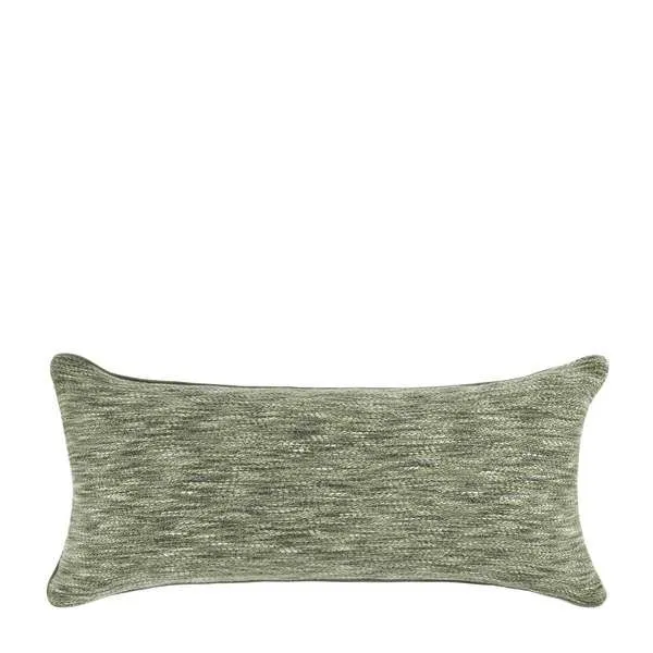 Sharma pillow in full rectangular top view showing even textured weave and rounded edges